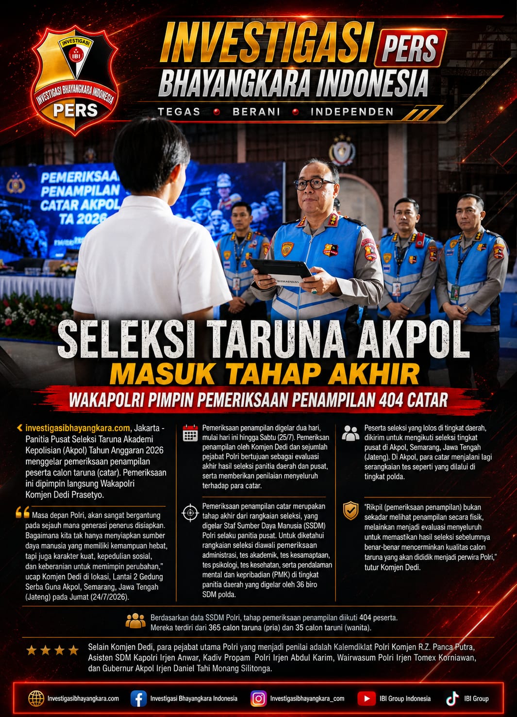 SELEKSI TARUNA AKPOL