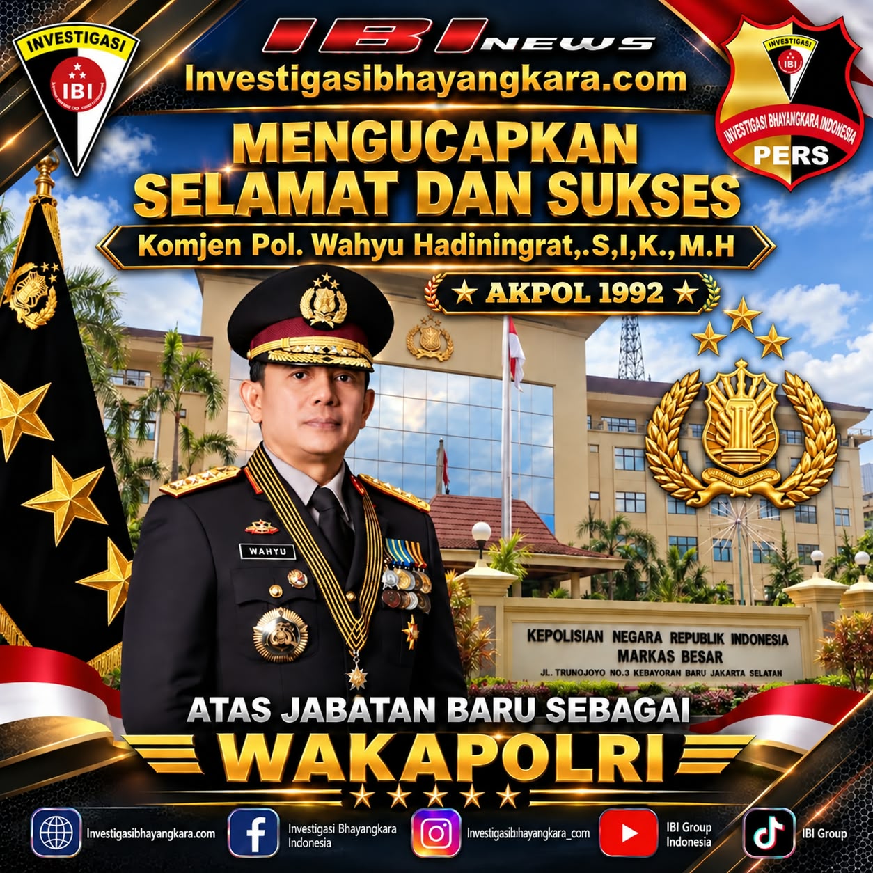 Komjen Pol.Wahyu Hadinigrat